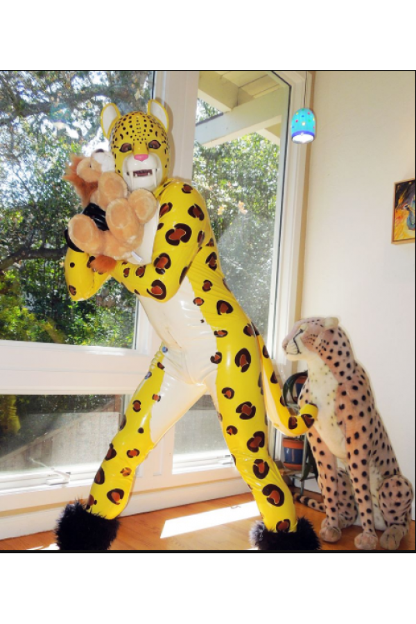 custom leopard suit